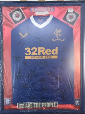 Lot 402 - SIGNED RANGERS SHIRT