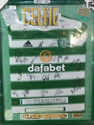 Lot 419 - CELTIC TREBBLE WINNERS 2003 SIGNED SHIRT