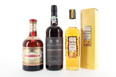 Lot 139 - OLD PARR SEASONS SUMMER 50CL, J&B DIRECTOR'S TAWNY PORT AND DRAMBUIE