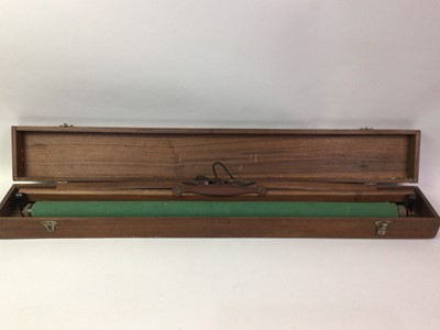 Lot 441 - CAMPAIGN-TYPE FOLDING SCREEN