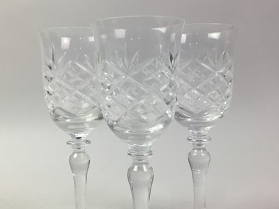 Lot 457 - COLLECTION OF CRYSTAL GLASSES AND OTHER ITEMS