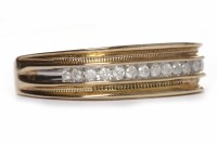 Lot 293 - GENTLEMAN'S NINE CARAT GOLD RING with a...