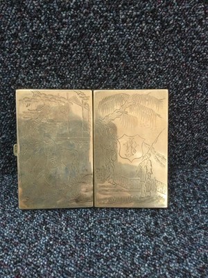 Lot 786 - CHINESE EXPORT SILVER CIGARETTE CASE