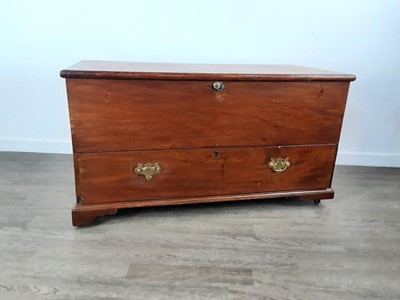 Lot 526 - MAHOGANY BLANKET CHEST