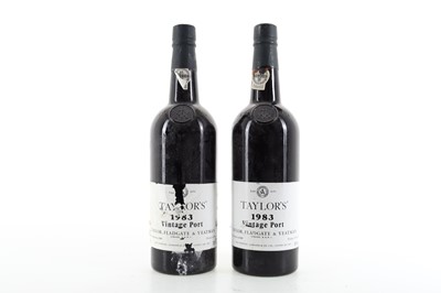 Lot 158 - 2 BOTTLES OF TAYLOR'S 1983 VINTAGE