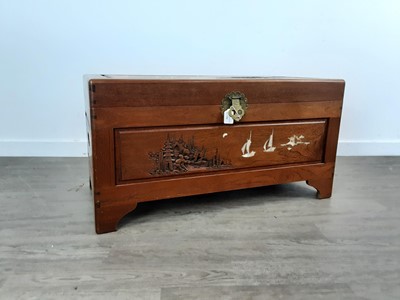 Lot 599 - CHINESE BLANKET CHEST