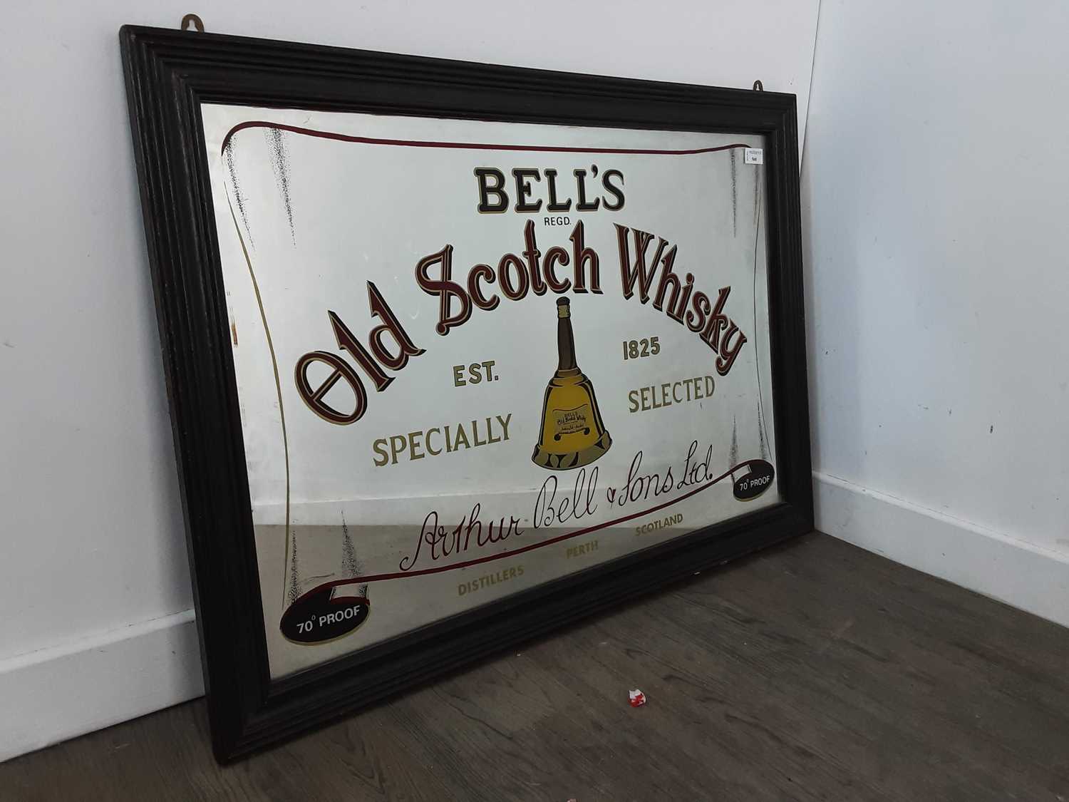 Lot 560 - BELLS OLD SCOTCH WHISKY PUB MIRROR