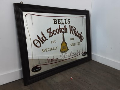 Lot 560 - BELLS OLD SCOTCH WHISKY PUB MIRROR