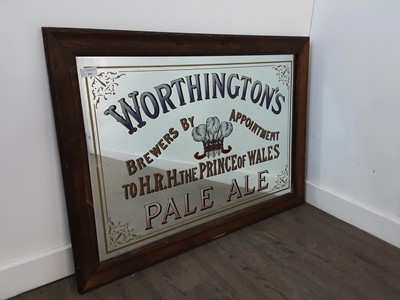 Lot 561 - WORTHINGTONS PALE ALE PUB MIRROR