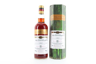 Lot 195 - PORT ELLEN 1982 21 YEAR OLD DOUGLAS LAING OLD MALT CASK