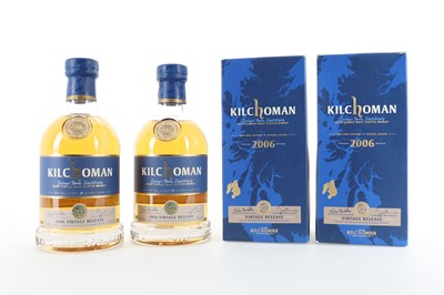 Lot 170 - 2 BOTTLES OF KILCHOMAN 2006 VINTAGE