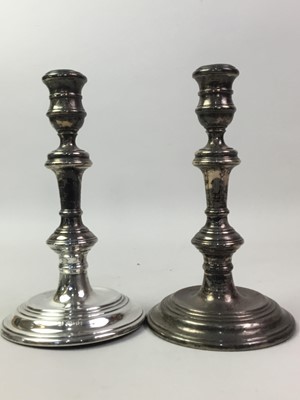 Lot 574 - QUEEN ELIZABETH II PAIR OF CANDLESTICKS
