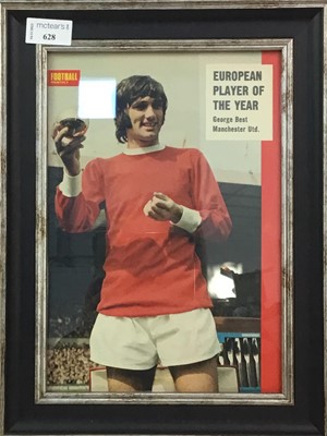 Lot 628 - MANCHESTER UNITED F.C., GEORGE BEST CARD