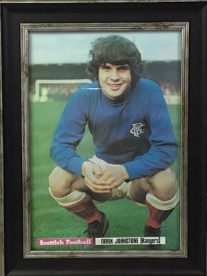 Lot 631 - RANGERS F.C., DEREK JOHNSTONE CARD