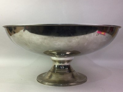 Lot 11 - LARGE SILVER PLATED CENTREPIECE BOWL