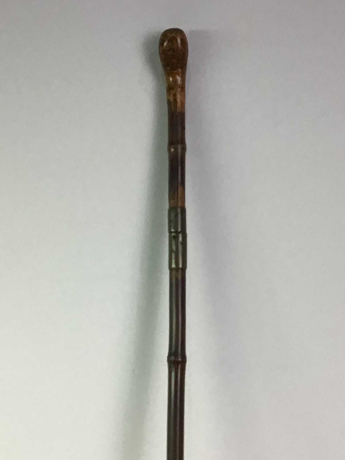 Lot 405 - VICTORIAN SWORD CANE