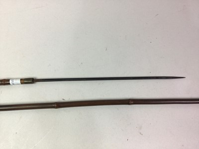 Lot 405 - VICTORIAN SWORD CANE