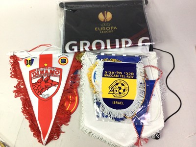 Lot 1748 - COLLECTION OF EUROPEAN CLUB PENNANTS