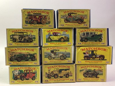Lot 22 - COLLECTION OF MATCHBOX MODELS OF YESTERYEAR