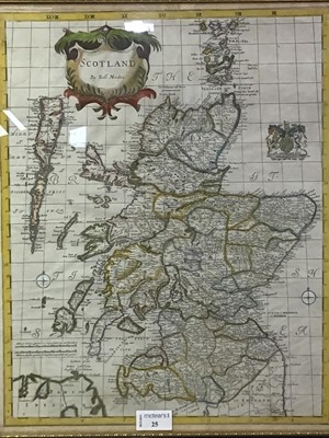 Lot 25 - MAP OF SCOTLAND BY ROBERT MORDEN