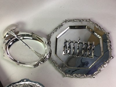 Lot 27 - COLLECTION OF SILVER PLATE