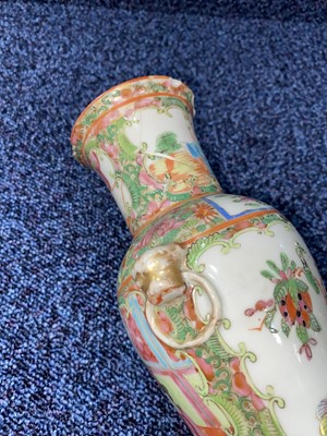 Lot 808 - TWO 19TH CENTURY CHINESE CANTON VASES
