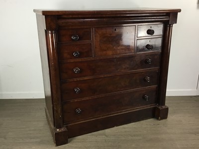 Lot 208 - SCOTTISH MAHOGANY CHEST OF DRAWERS