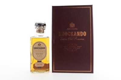 Lot 242 - KNOCKANDO 1970 EXTRA OLD RESERVE 75CL