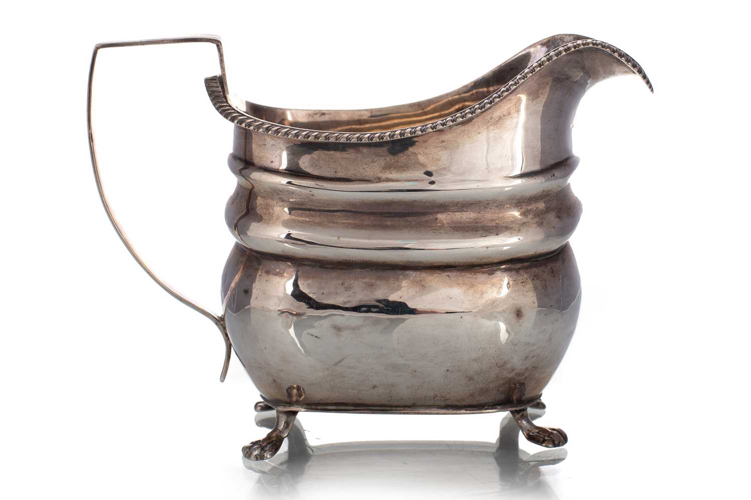 Lot 1231 - GEORGE III SILVER MILK JUG