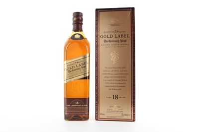 Lot 231 - JOHNNIE WALKER 18 YEAR OLD GOLD LABEL