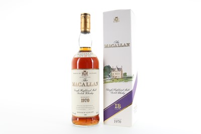 Lot 270 - MACALLAN 1970 18 YEAR OLD 75CL