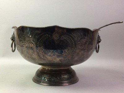 Lot 68 - PLATED PUNCH BOWL