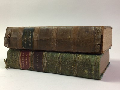 Lot 52 - MARTIN CHUZZELWIT, AND PICKWICK PAPERS, DICKENS (CHARLES)