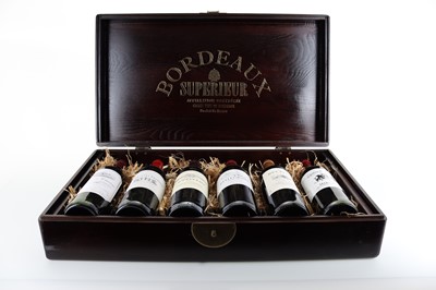 Lot 273 - BORDEAUX SUPERIEUR SELECTION 6 BOTTLES IN WOODEN CASE