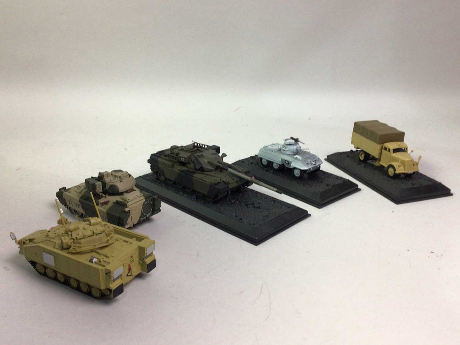 Lot 137 - COLLECTION OF MODEL TANKS,