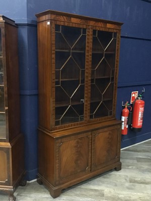 Lot 289 - MAHOGANY BOOKCASE