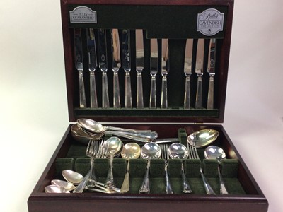 Lot 276 - TWO CANTEENS OF CUTLERY