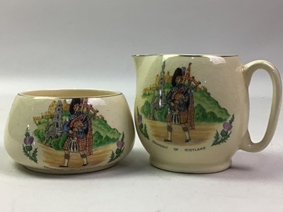 Lot 227 - KENSINGTON WARE 'SOUVENIR OF SCOTLAND' COMMEMORATIVE SET