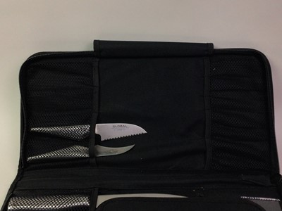 Lot 312 - PART SET JAPANESE  GLOBAL YOSHIKIN KNIVES