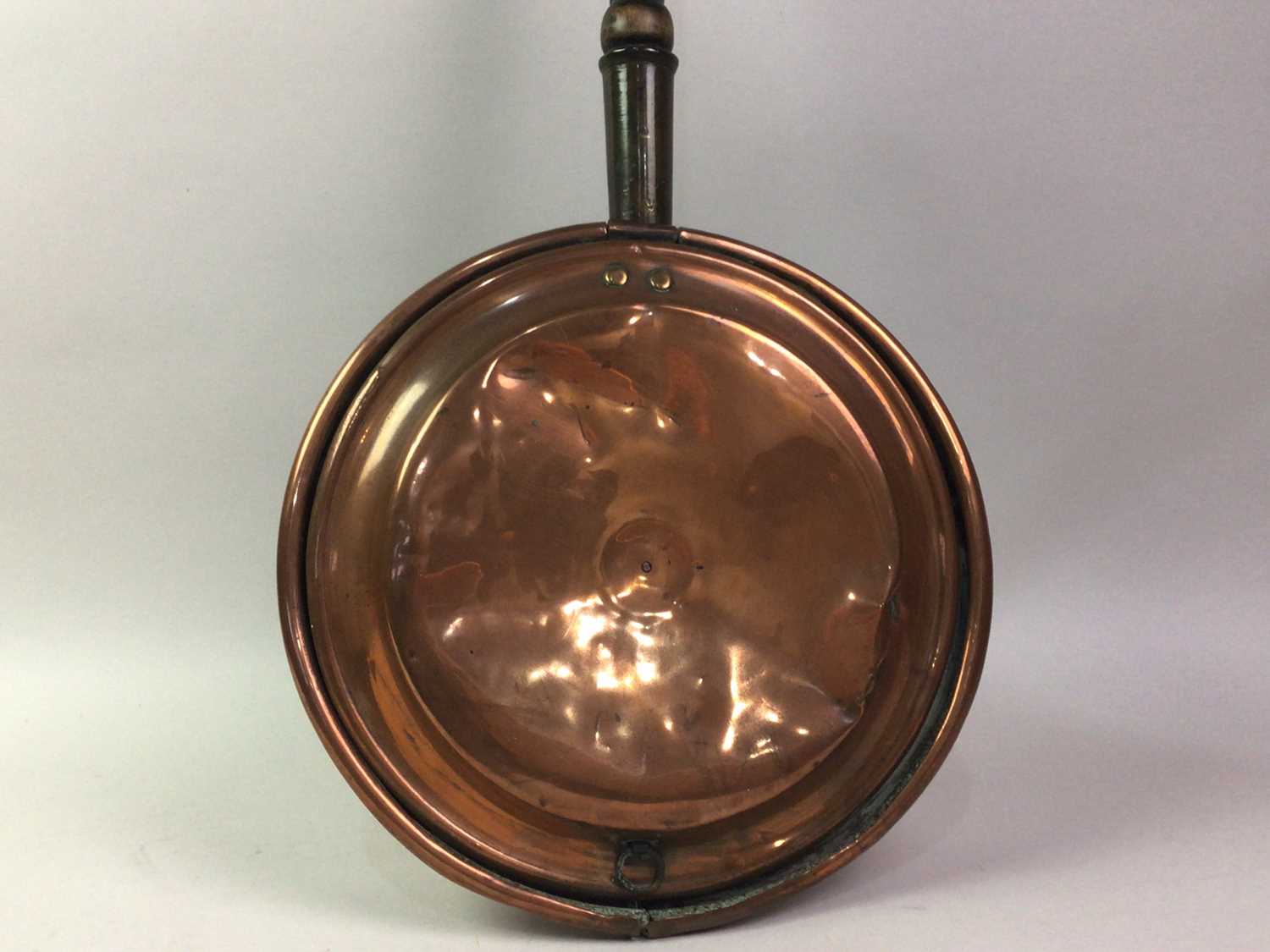 Lot 290 COPPER BED WARMING PAN,