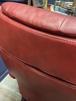 Lot 22 - EKORNES, PAIR OF 'STRESSLESS' RECLINER SWIVEL ROCKERS