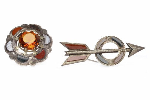Lot 410 - TWO VICTORIAN SCOTTISH BROOCHES one of...