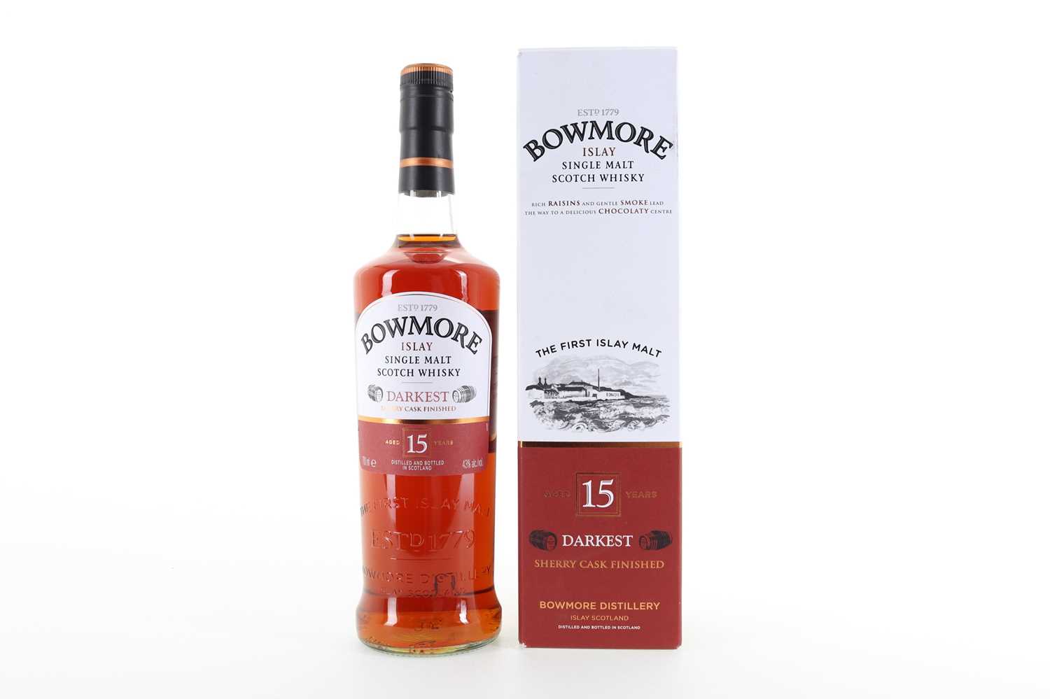 Lot 305 - BOWMORE 15 YEAR OLD DARKEST