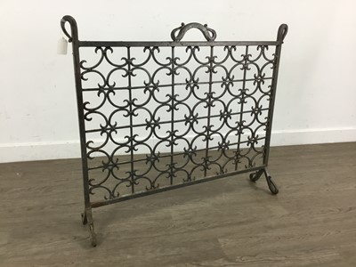 Lot 425 - WROUGHT IRON FIRESCREEN