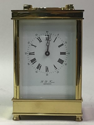 Lot 458 - REPRODUCTION CARRIAGE CLOCK