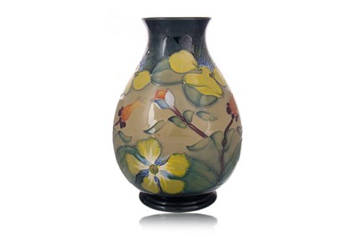 Lot 1401 - MODERN MOORCROFT BALUSTER VASE