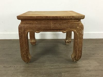 Lot 449 - PAIR OF LIMED OAK SIDE TABLES