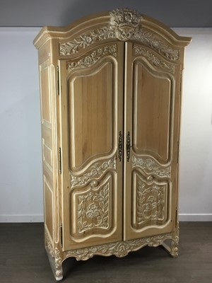 Lot 452 - CONTINENTAL LIMED PINE ARMOIRE