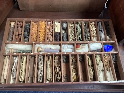 Lot 71 - APOTHECARY TABLE CABINET