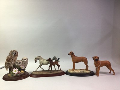 Lot 516 - BORDER FINE ARTS, FOUR ANIMAL FIGURES